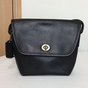 Coach Black Leather Crossbody Bag